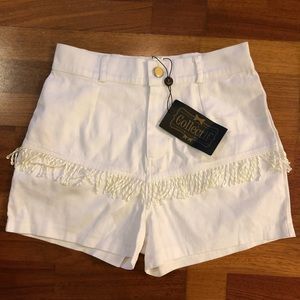 Collectif Fringe Shorts High Waisted 1950s western
